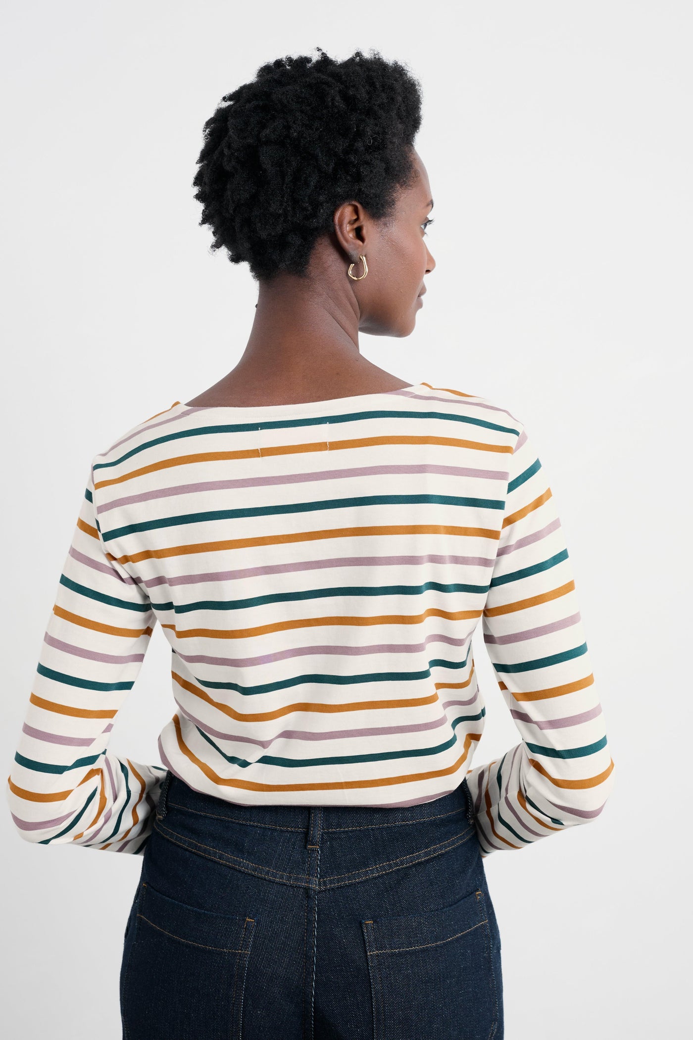 Seasalt Sailor Shirt in Tri Breton Verte