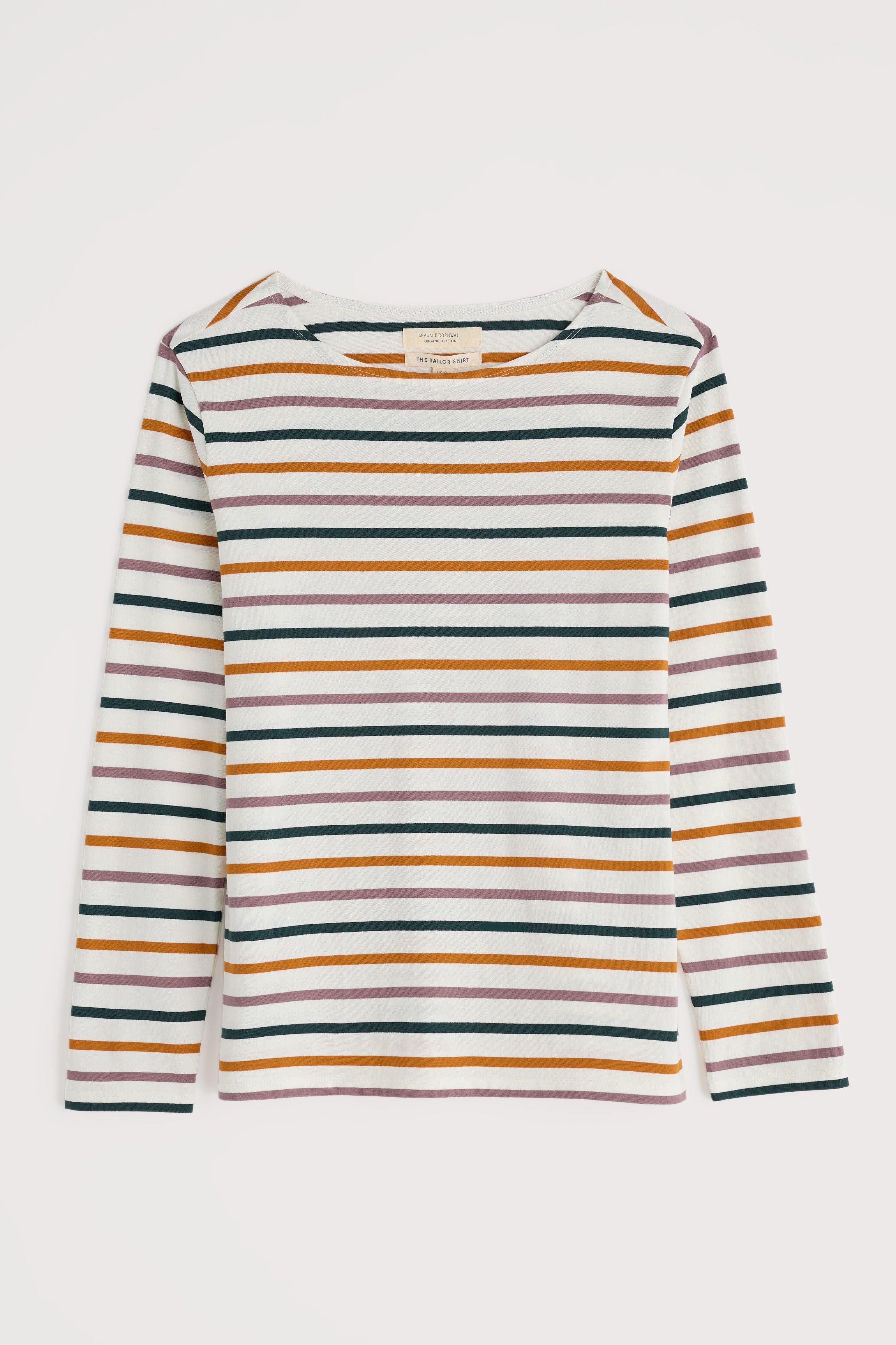 Seasalt Sailor Shirt in Tri Breton Verte