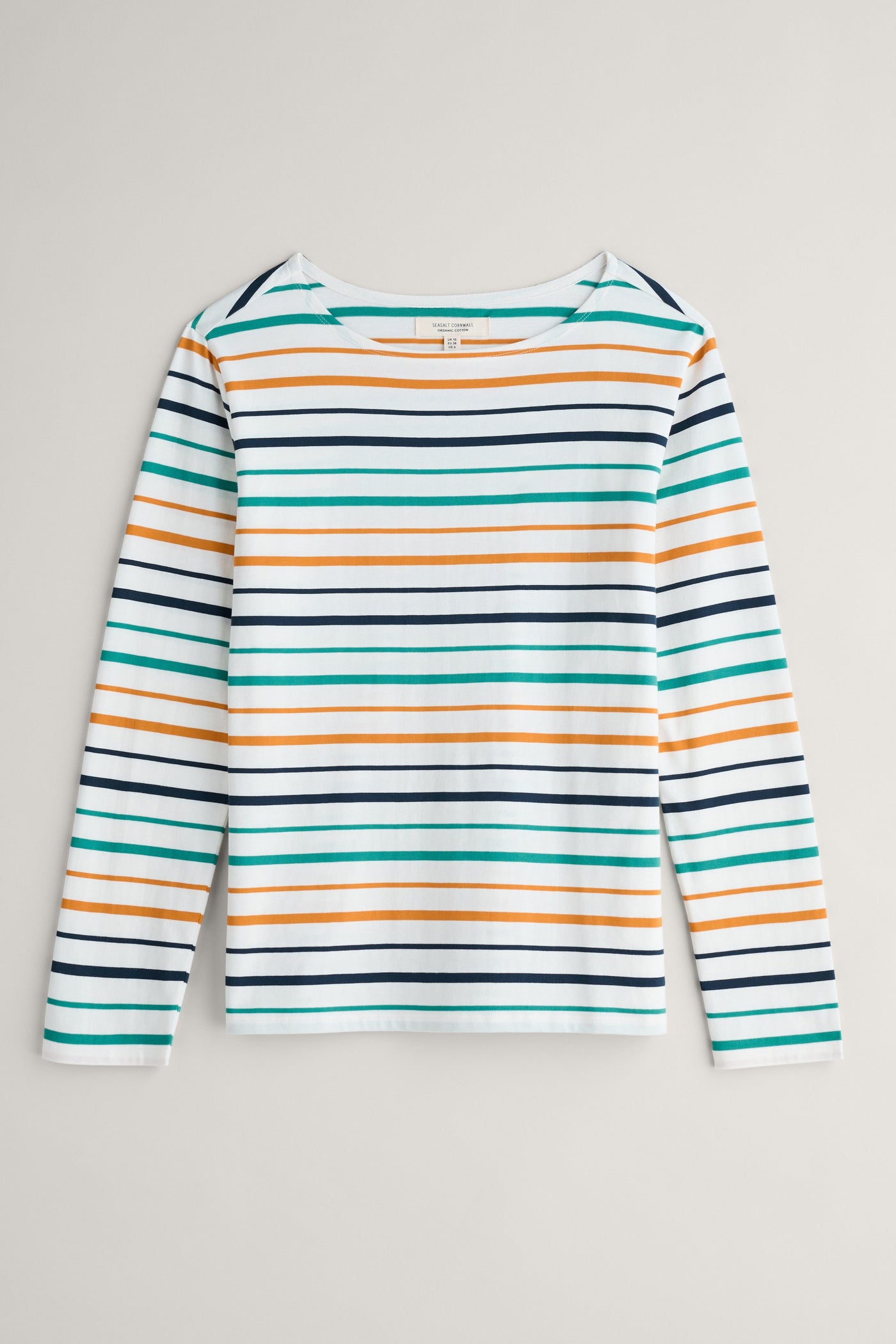 Seasalt Sailor Shirt in Tri Shore Chalk Rockpool-Womens-Ohh! By Gum - Shop Sustainable