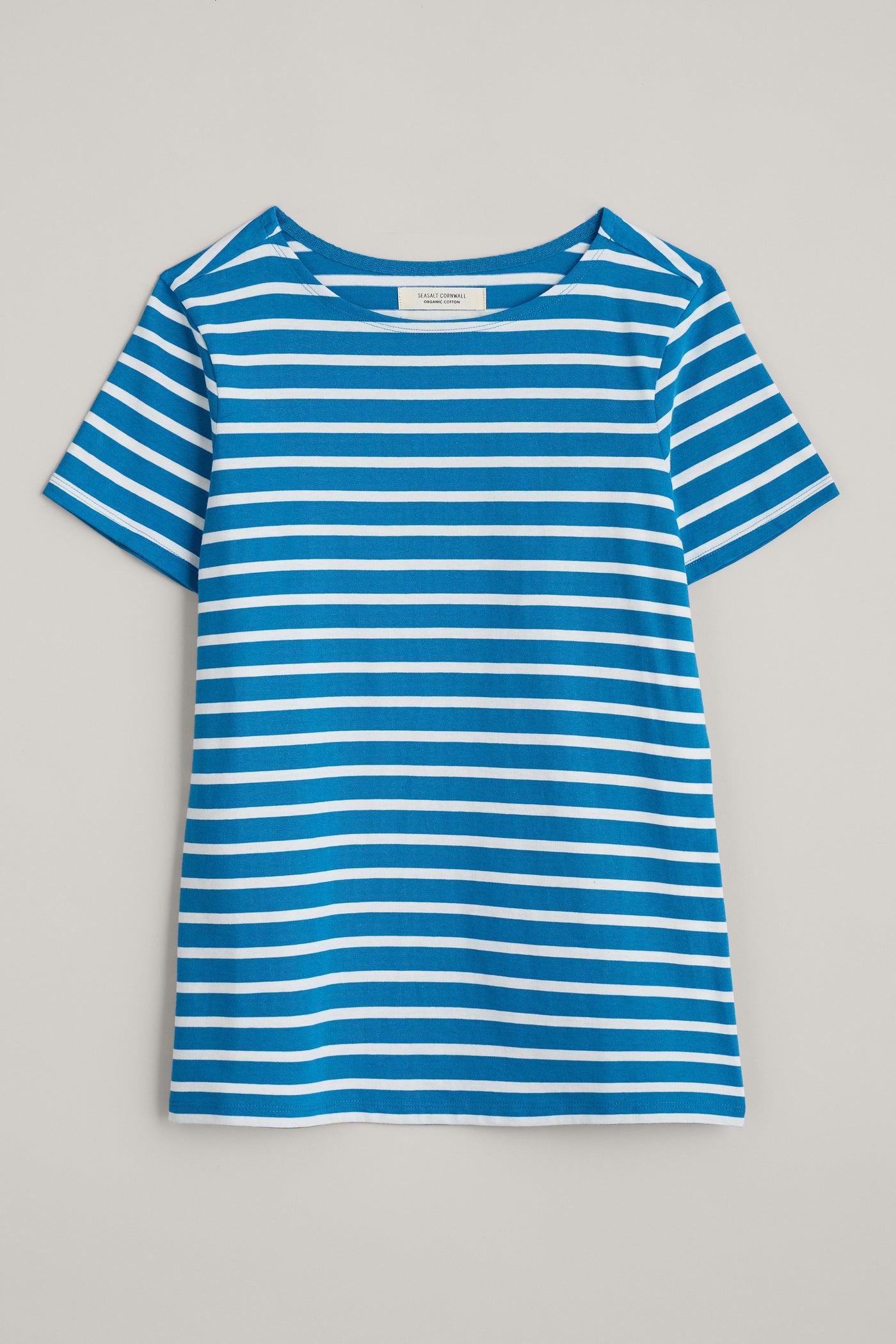 Seasalt Sailor T-Shirt - Breton Sailboats Chalk-Womens-Ohh! By Gum - Shop Sustainable