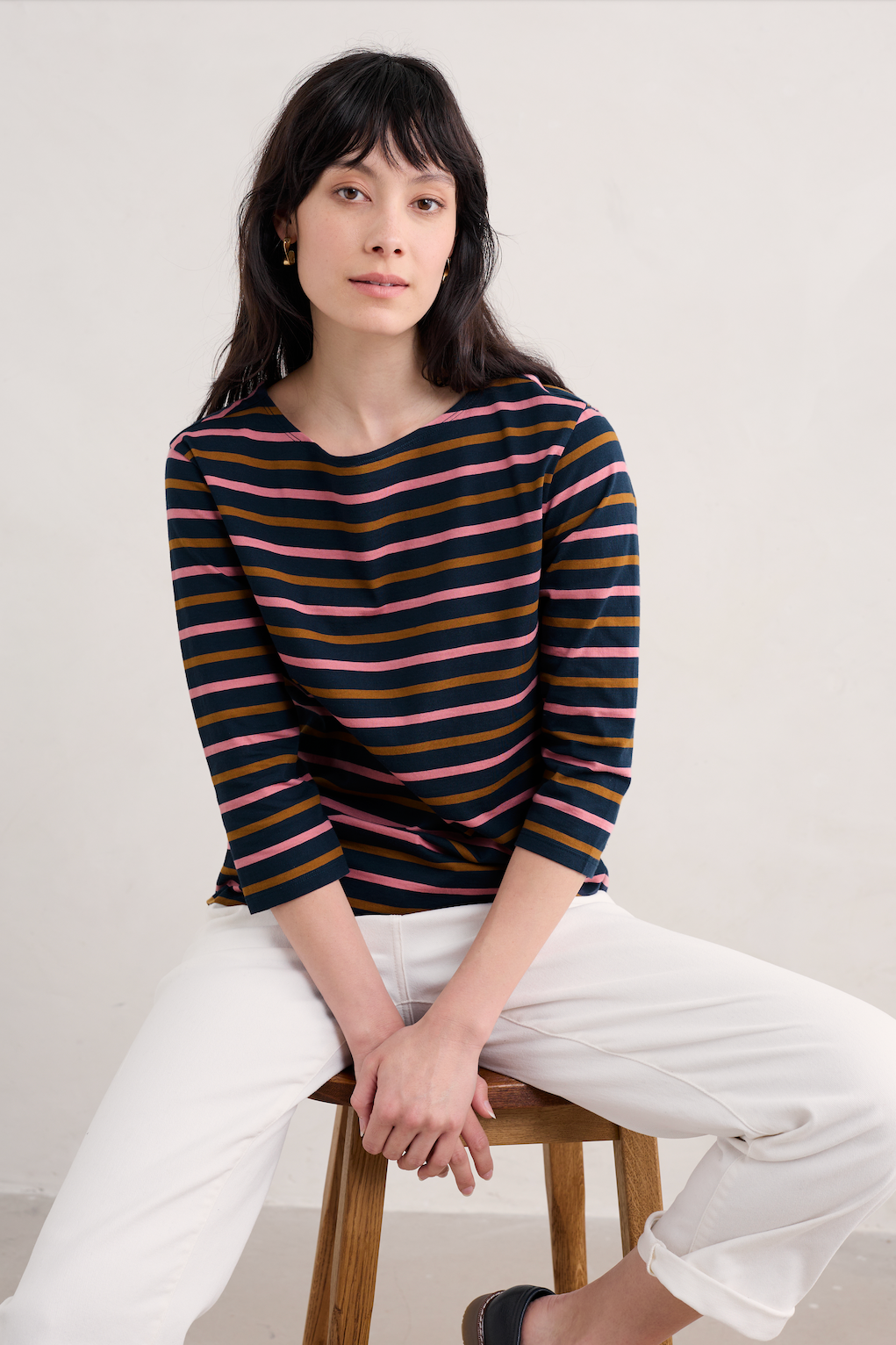 Seasalt Sailor Top in Duet Breton Maritime Grain-Womens-Ohh! By Gum - Shop Sustainable