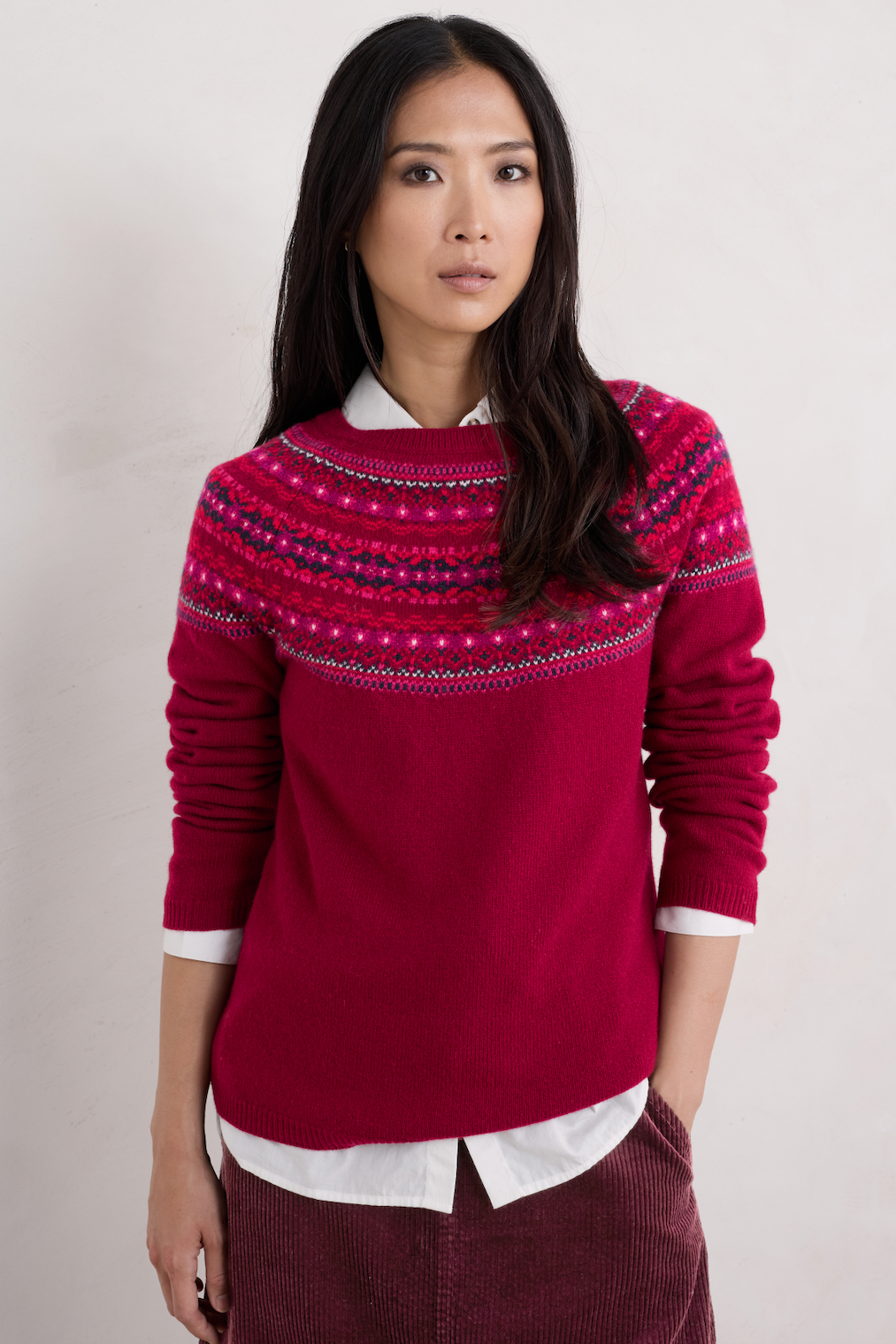 Seasalt Seas Edge Jumper-Well House Dahlia Mix-Womens-Ohh! By Gum - Shop Sustainable