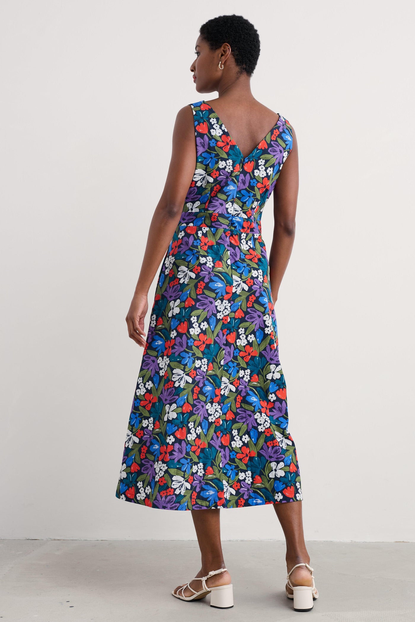 Seasalt Sky Beyond Dress in Crayon Floral Maritime