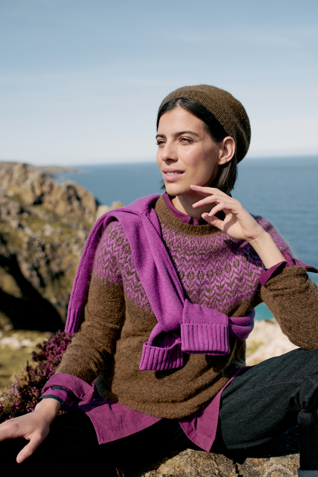 Seasalt Spruce Frost Mohair Jumper in Hellebore Gully Wild Orchid-Womens-Ohh! By Gum - Shop Sustainable