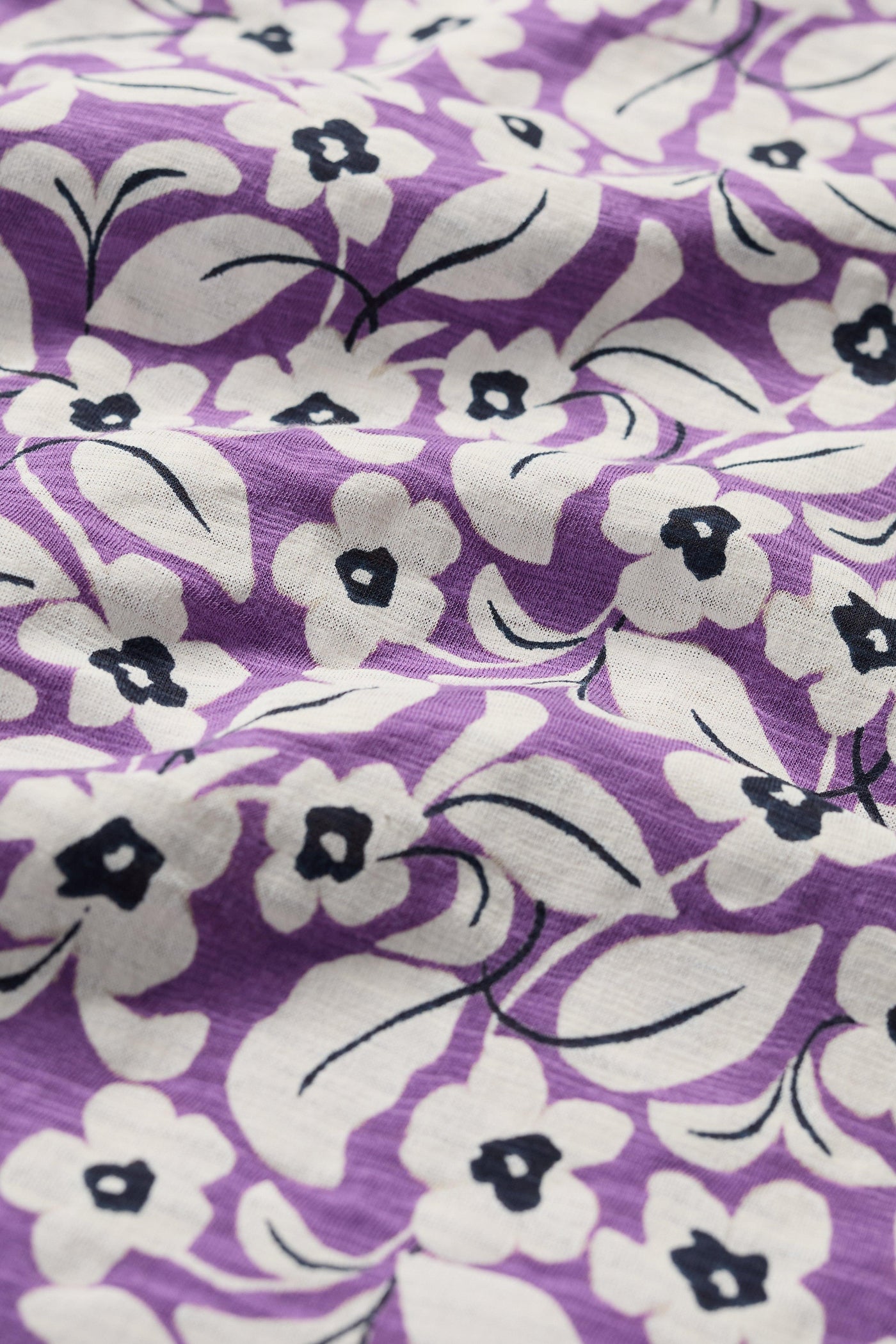Seasalt Studio Glass Top in Winsome Floral Pansy