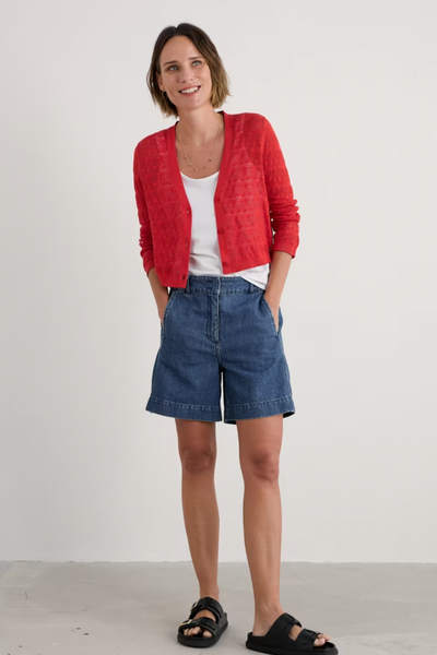 Seasalt Sweet Day Cardigan in Knit Melange Sunstone