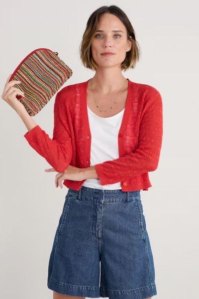 Seasalt Sweet Day Cardigan in Knit Melange Sunstone