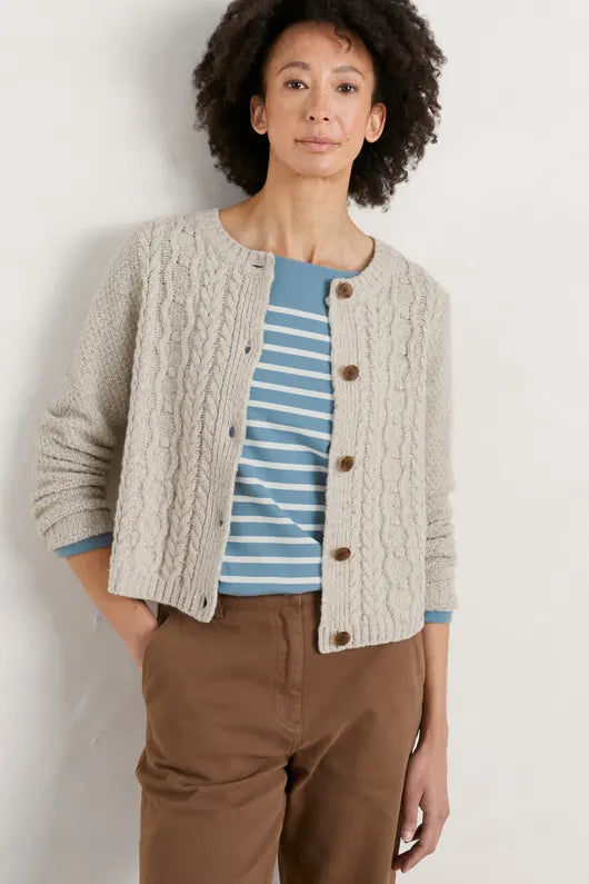 Seasalt Tressa Cardigan in Aran-Womens-Ohh! By Gum - Shop Sustainable