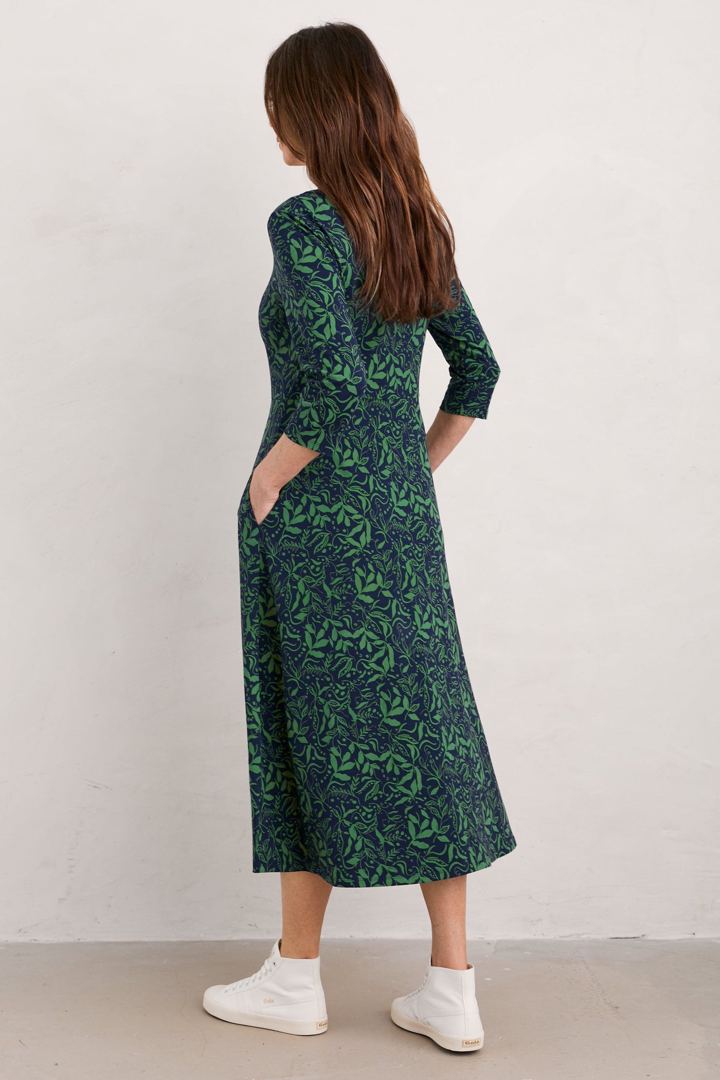 Seasalt Veronica Dress in Wandering Peas Maritime-Womens-Ohh! By Gum - Shop Sustainable