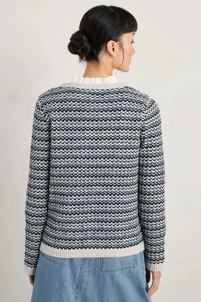 Seasalt Wall Penny Jumper - Maze Marine Aran-Womens-Ohh! By Gum - Shop Sustainable