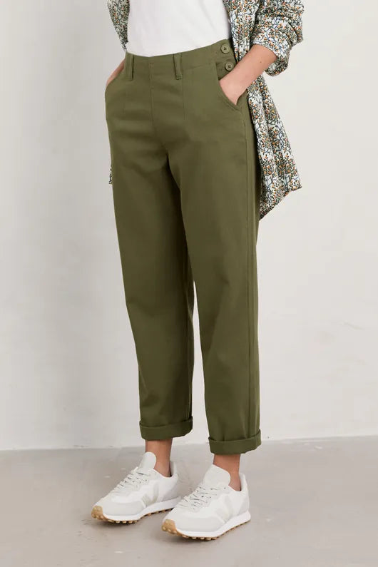 Seasalt Waterdance Trouser - Light Olive-Womens-Ohh! By Gum - Shop Sustainable