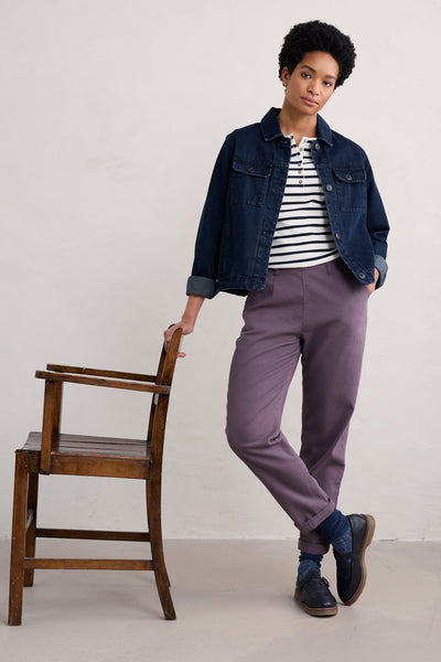 Seasalt Waterdance Trouser in Fig-Womens-Ohh! By Gum - Shop Sustainable