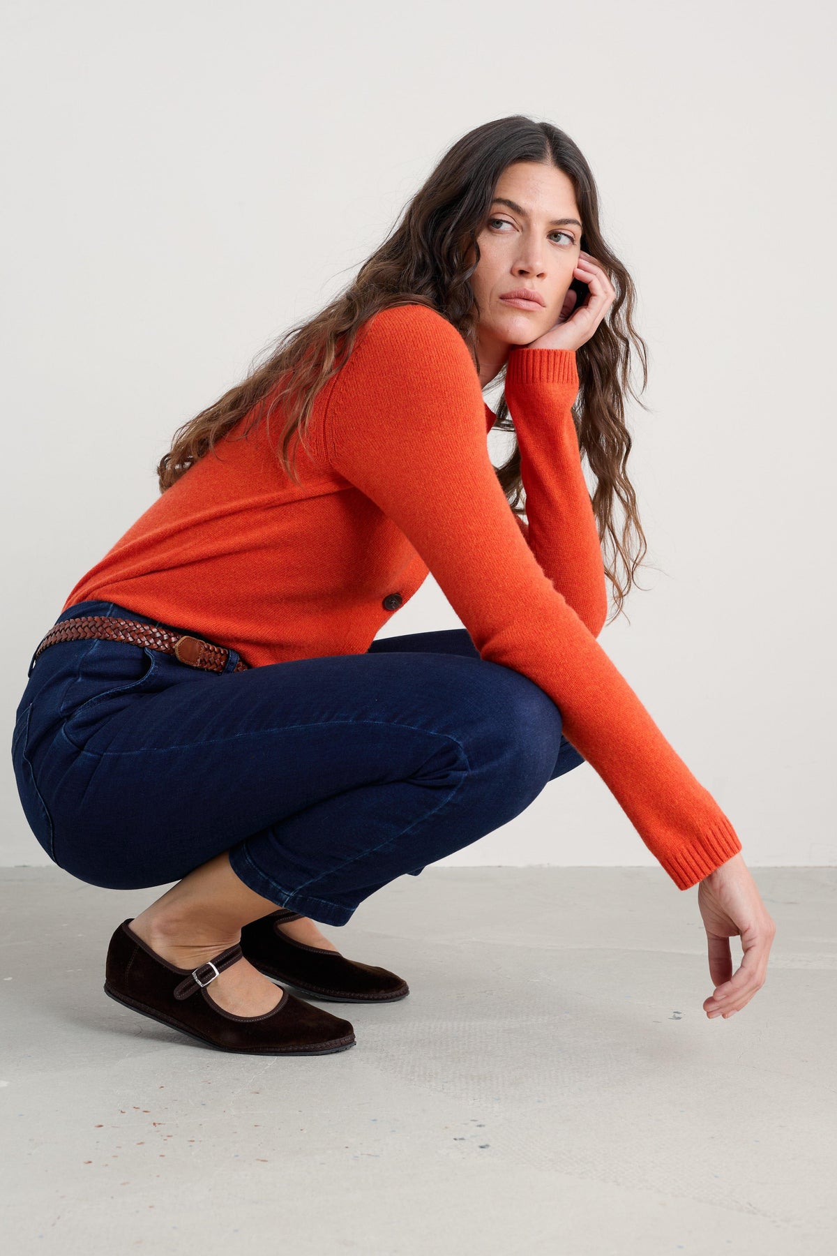Pantalones con lavado índigo oscuro Waterdance de Seasalt