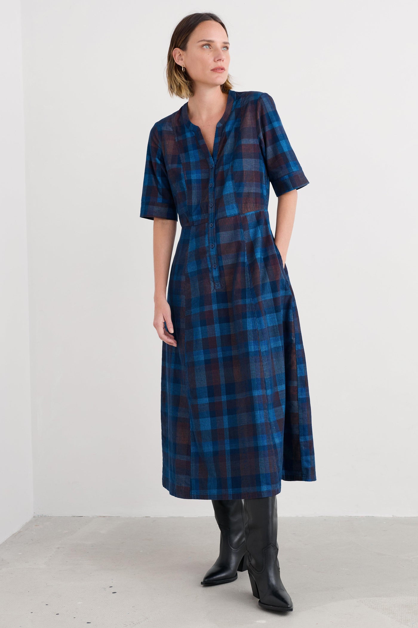 Seasalt Wightwick Dress in Honesty Sea Cave