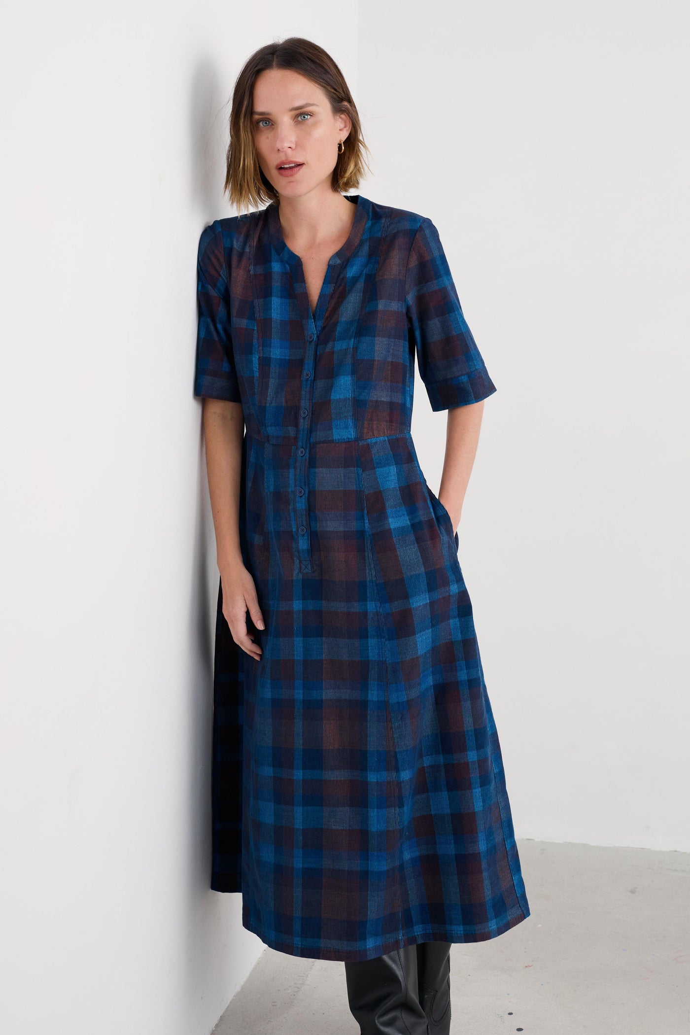 Seasalt Wightwick Dress in Honesty Sea Cave