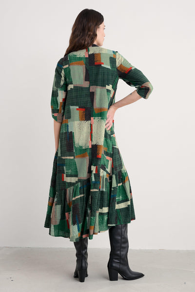 Seasalt Windblown Dress Aerial Field Coppice