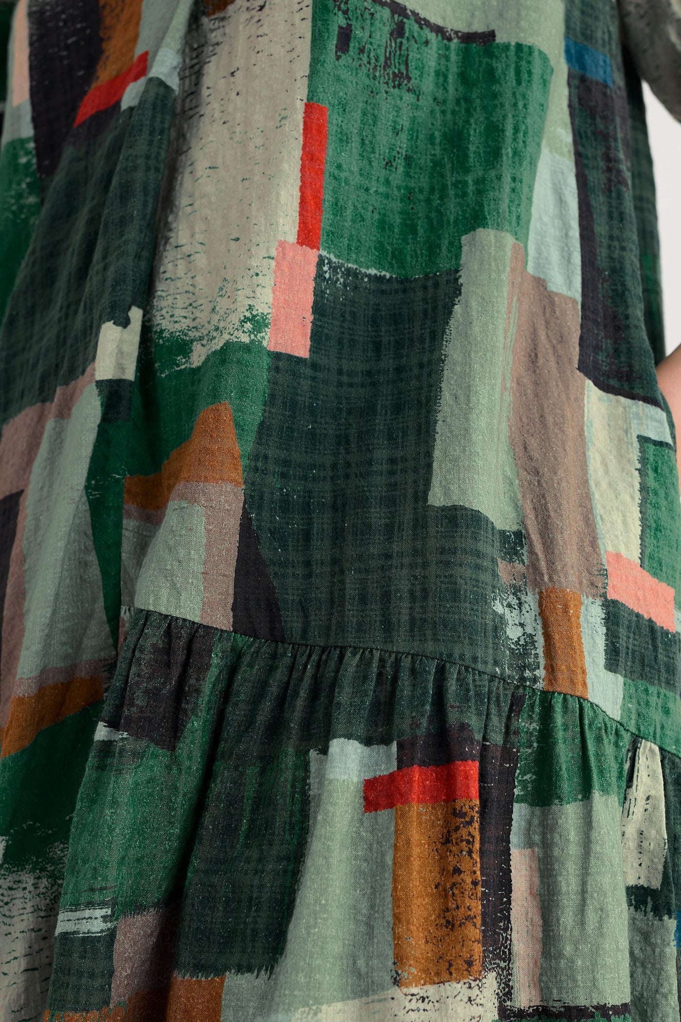Seasalt Windblown Dress Aerial Field Coppice