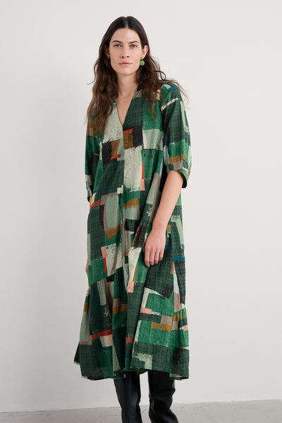 Seasalt Windblown Dress Aerial Field Coppice