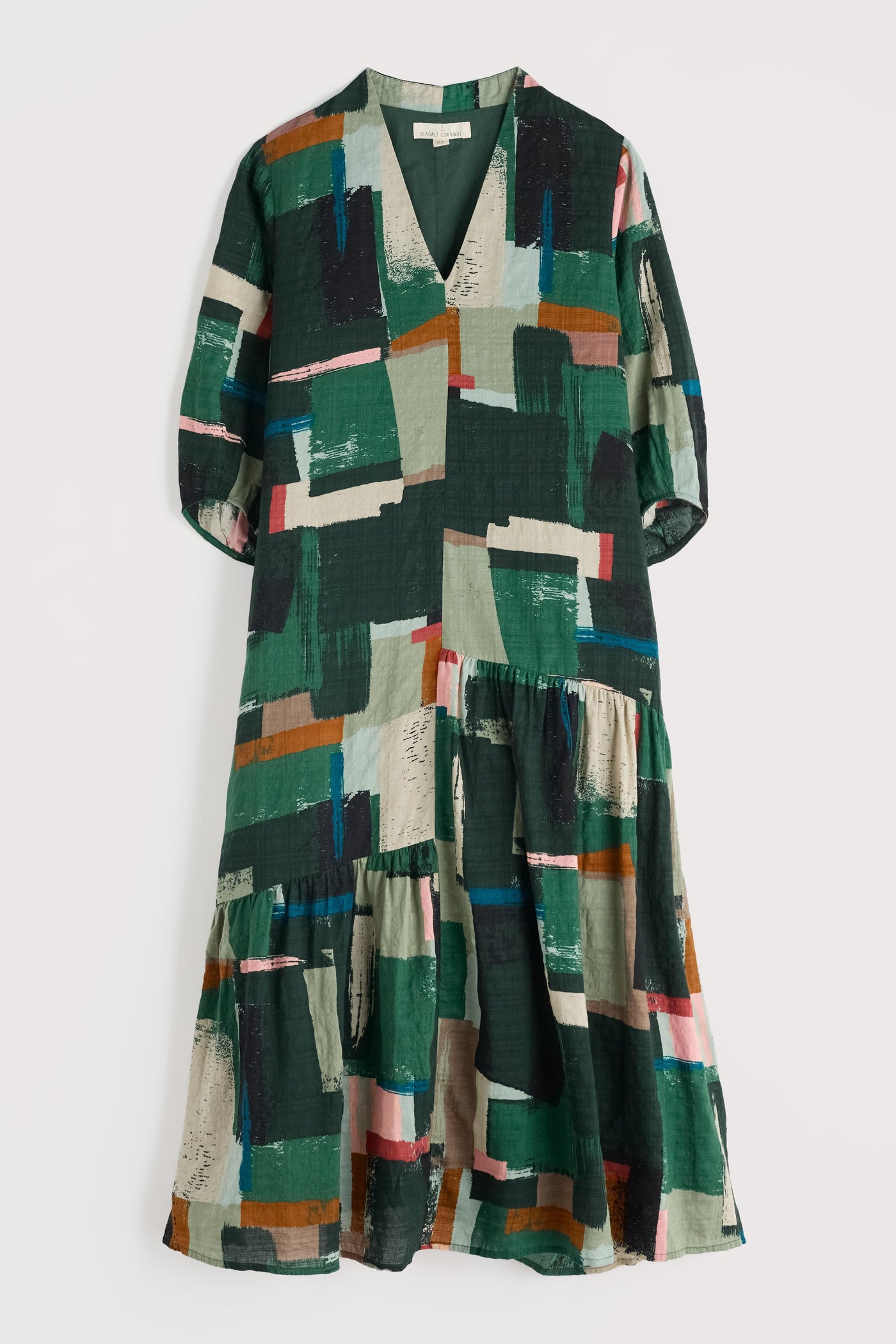 Seasalt Windblown Dress Aerial Field Coppice