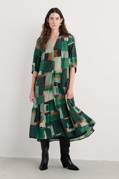 Seasalt Windblown Dress Aerial Field Coppice