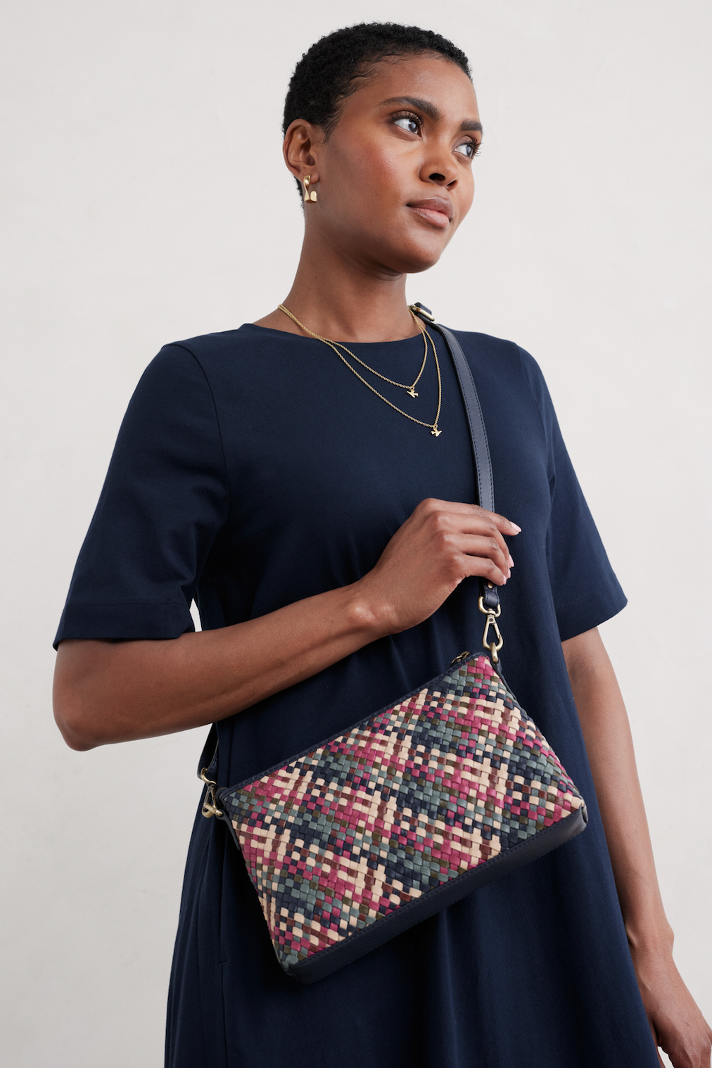 Seasalt Woven Crenvor Cross Body Bag in Herbage Mix-Womens-Ohh! By Gum - Shop Sustainable