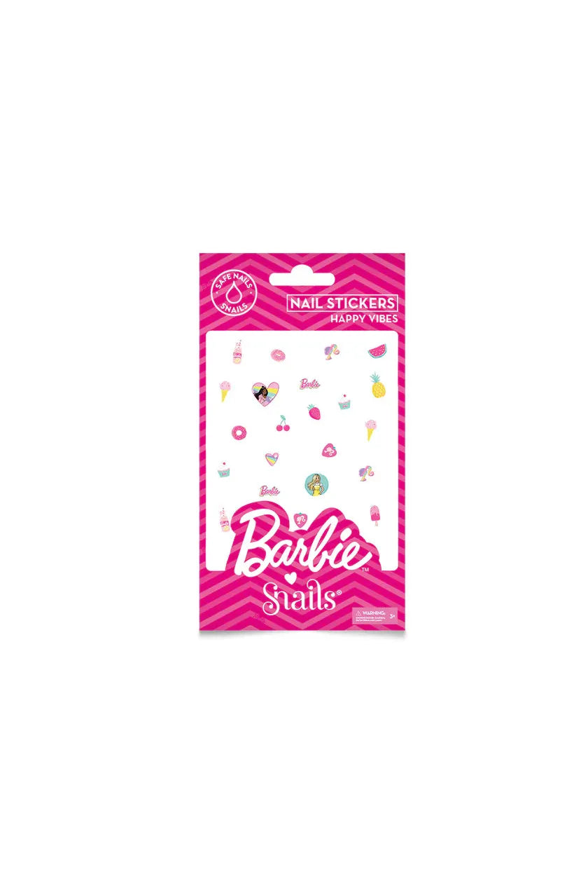 Snails Barbie Nail Stickers - Happy Vibes