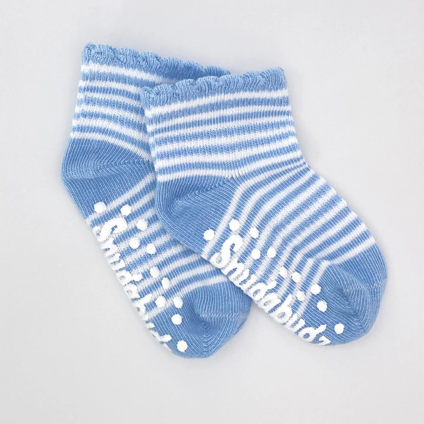 Snugabugz 3 Pack Socks - Blue Stripe-Kids-Ohh! By Gum - Shop Sustainable