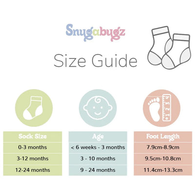 Snugabugz 3 Pack Socks - White-Kids-Ohh! By Gum - Shop Sustainable