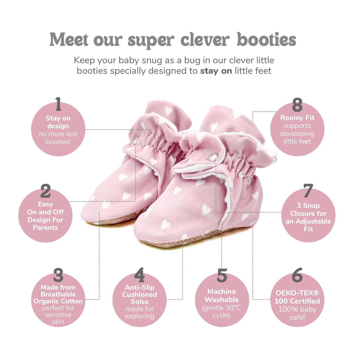 Snugabugz Booties - Elephant-Kids-Ohh! By Gum - Shop Sustainable