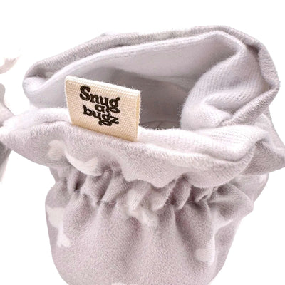 Snugabugz Booties - Grey Clouds-Kids-Ohh! By Gum - Shop Sustainable