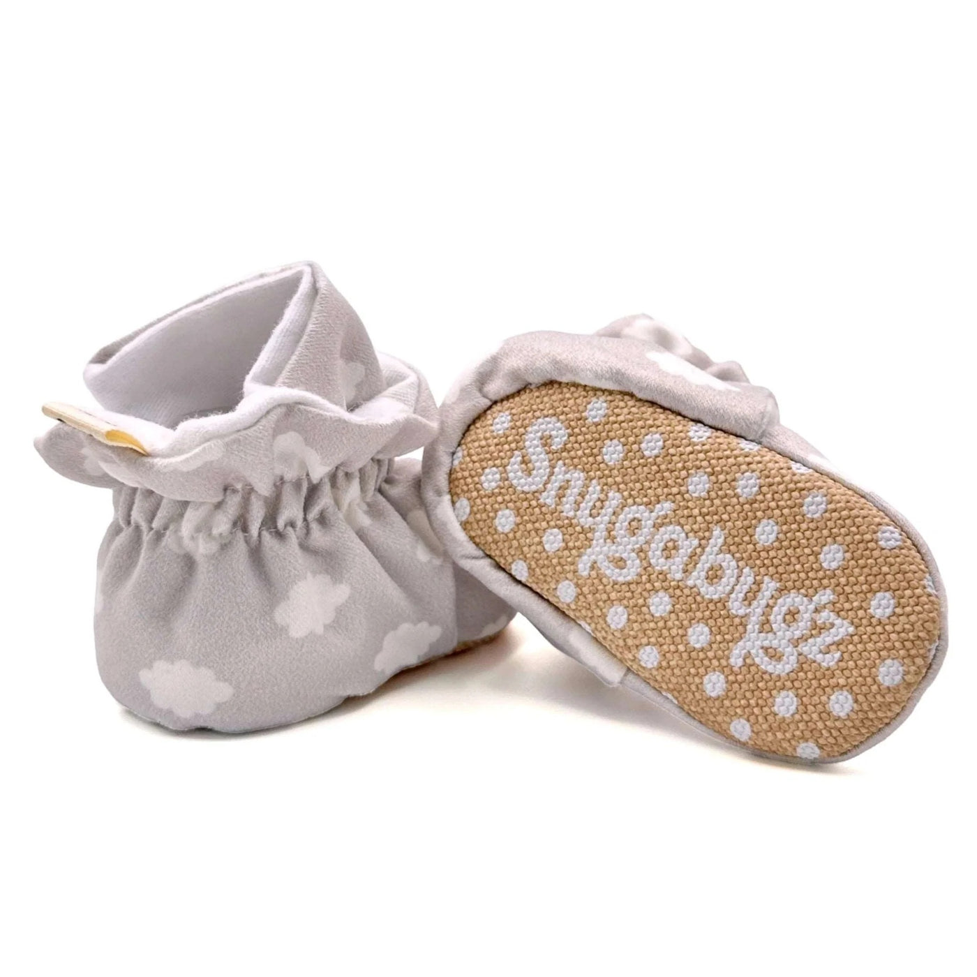 Snugabugz Booties - Grey Clouds-Kids-Ohh! By Gum - Shop Sustainable