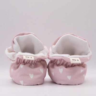 Snugabugz Booties - Pink Hearts-Kids-Ohh! By Gum - Shop Sustainable