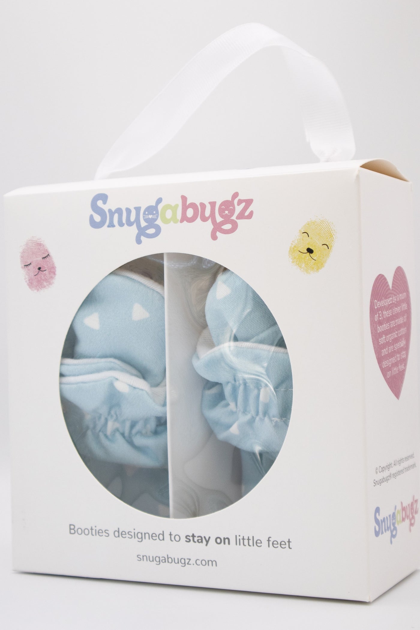 Snugabugz Stay On Booties - Blue-Kids-Ohh! By Gum - Shop Sustainable