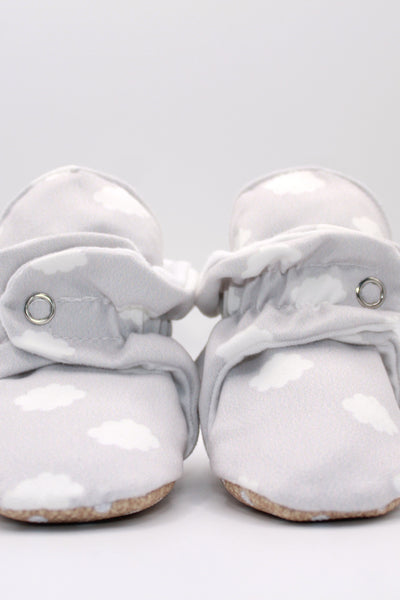 Snugabugz Stay On Booties - Grey Clouds-Kids-Ohh! By Gum - Shop Sustainable