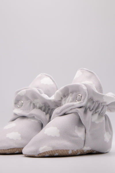 Snugabugz Stay On Booties - Grey Clouds-Kids-Ohh! By Gum - Shop Sustainable