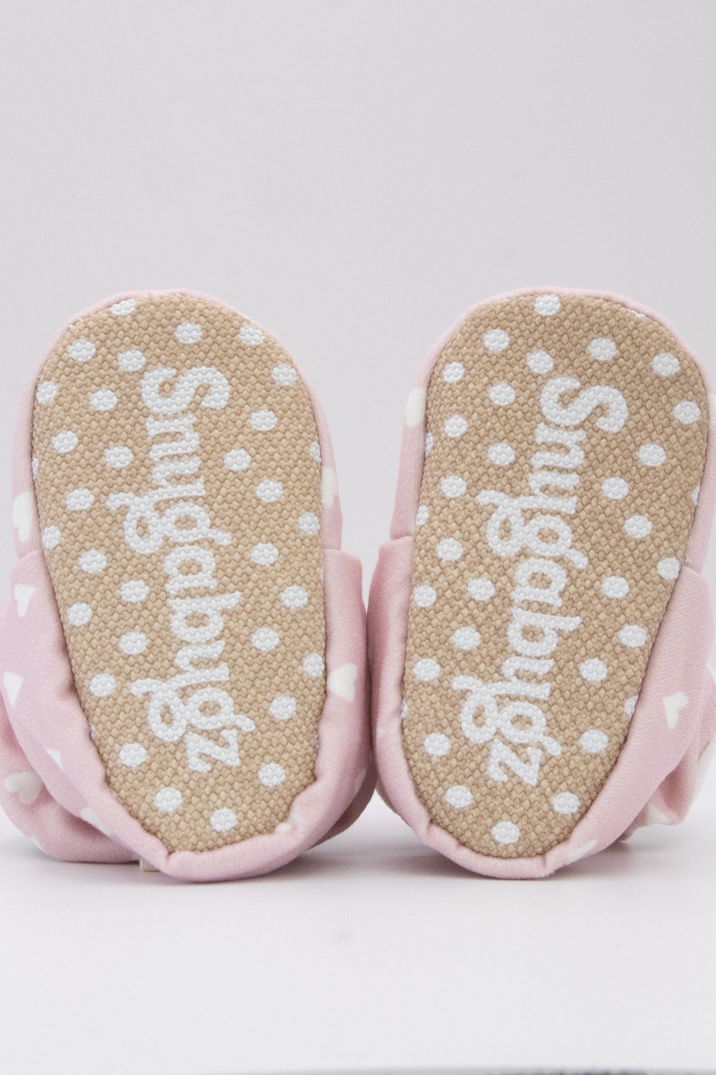 Snugabugz Stay On Booties - Pink Hearts-Kids-Ohh! By Gum - Shop Sustainable