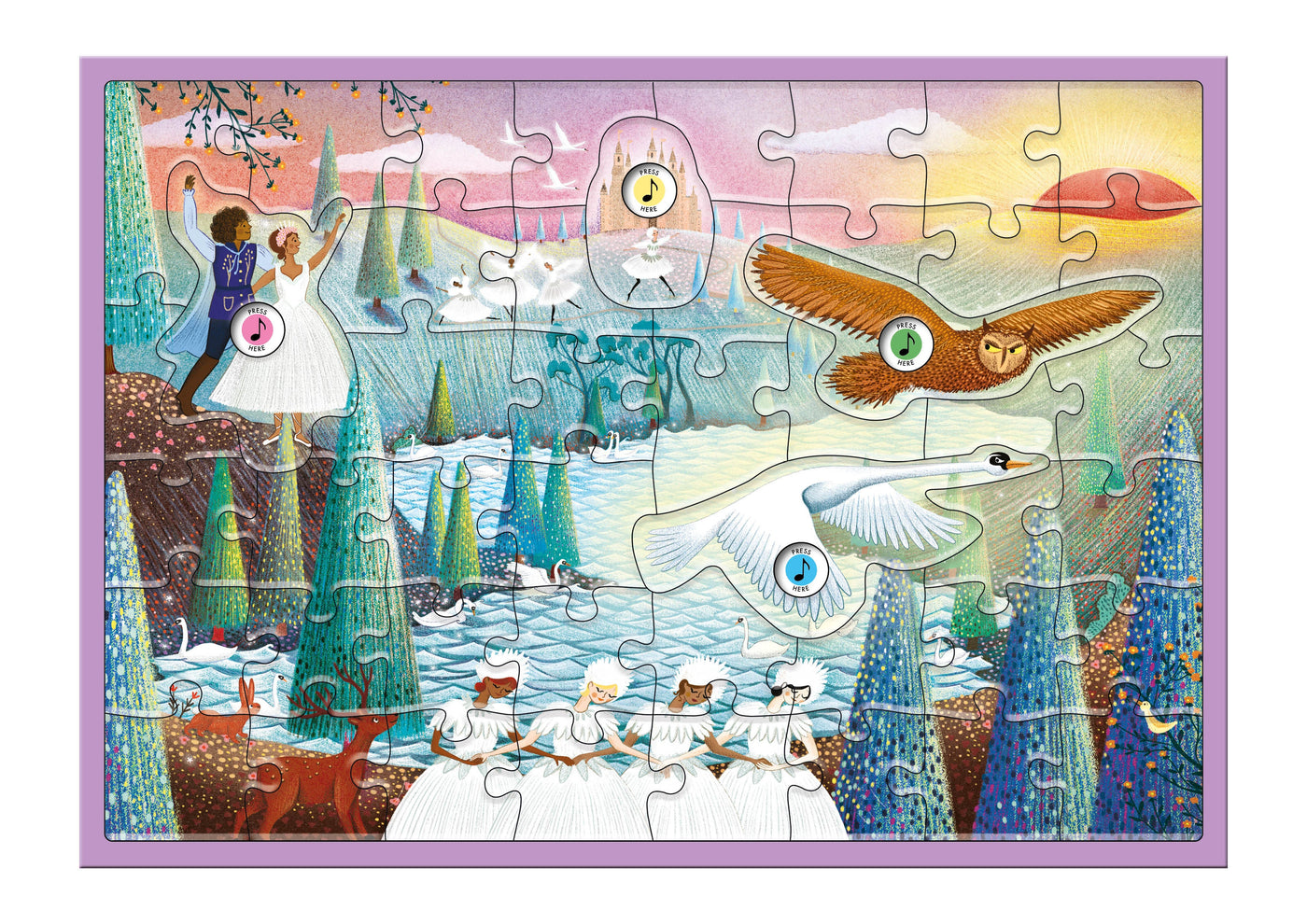 Story Orchestra: Swan Lake Musical Jigsaw Puzzle-Books-Ohh! By Gum - Shop Sustainable