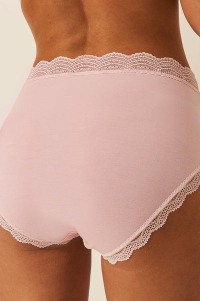 Stripe & Stare High Rise Knicker - Pink-a-Boo