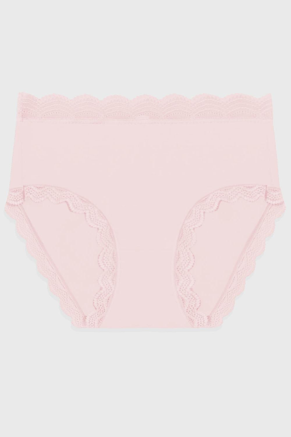 Stripe & Stare High Rise Knicker - Pink-a-Boo