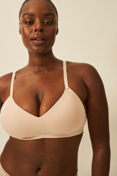 Stripe & Stare Padded Bra - Sand