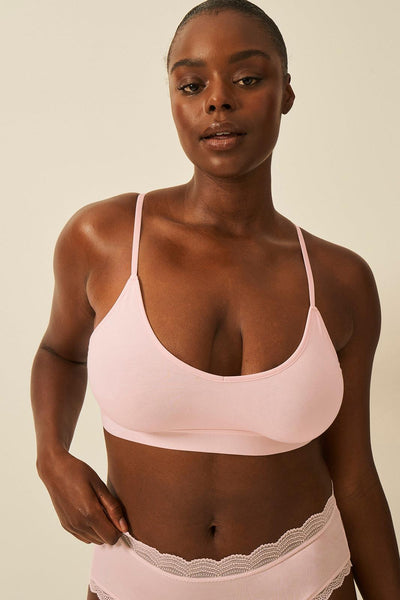 Stripe & Stare T-Shirt Bra - Pink-a-boo