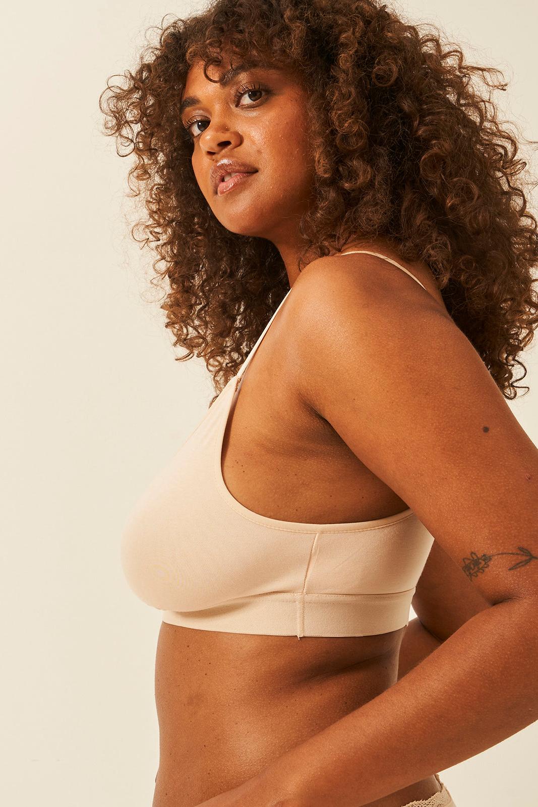 Stripe & Stare T-Shirt Bra - Sand