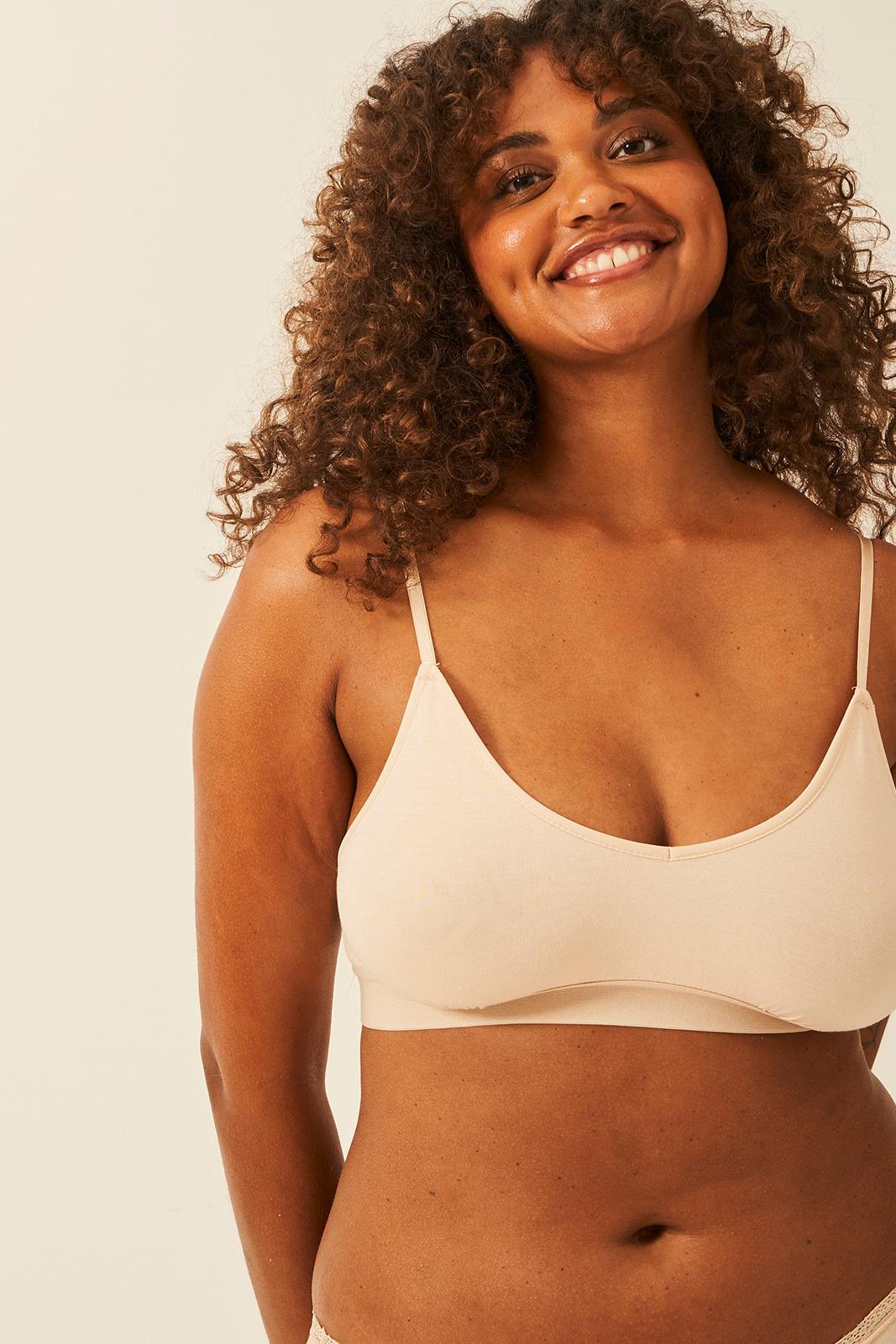 Stripe & Stare T-Shirt Bra - Sand