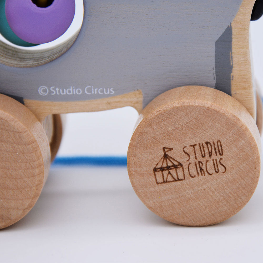 Studio Circus Rolling bead Coaster- Elephant-Kids-Ohh! By Gum - Shop Sustainable