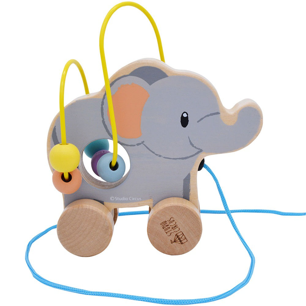 Studio Circus Rolling bead Coaster- Elephant-Kids-Ohh! By Gum - Shop Sustainable