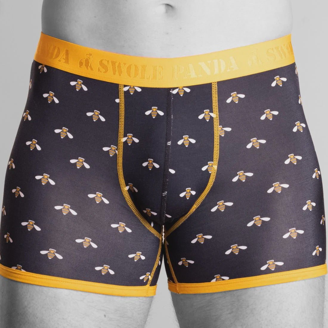Swole Panda Bumblebee Bamboo Boxers