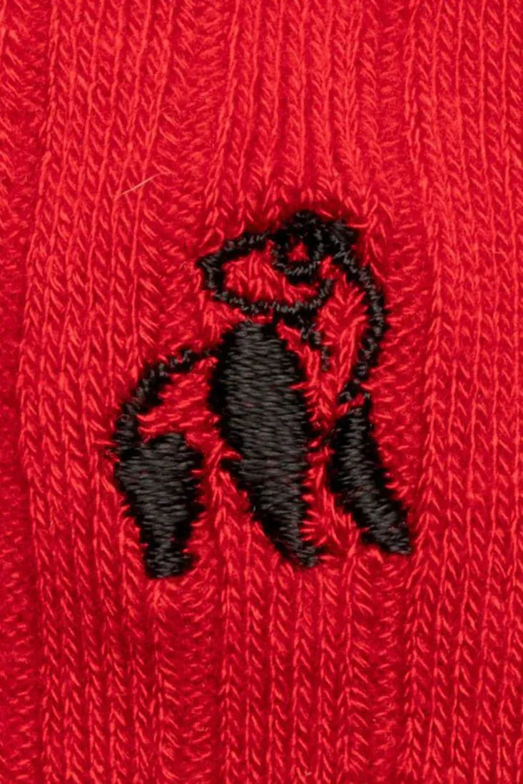 Swole Panda Classic Red Socks