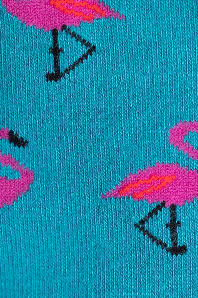 Swole Panda Flamingo Bamboo Socks-Womens-Ohh! By Gum - Shop Sustainable