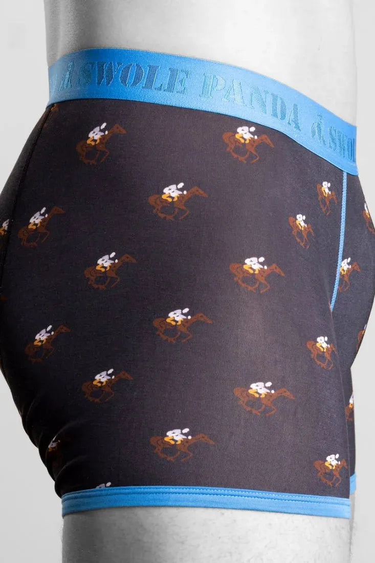 Swole Panda Jockey Bamboo Boxers / Blue Band