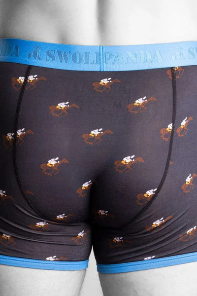 Swole Panda Jockey Bamboo Boxers / Blue Band